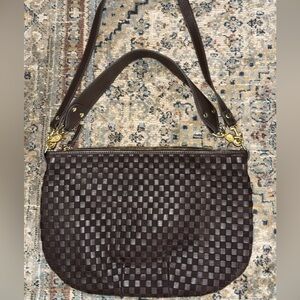 Clare V Moyen Messenger Napa Leather and Suede Like New